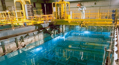 Nuclear power plant´s fuel pool