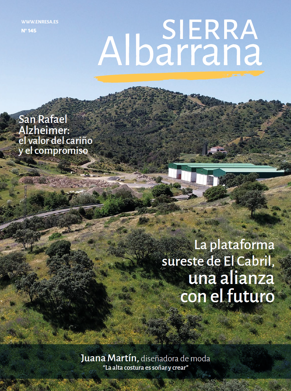 Fotografía de la portada de la revista Sierra Albarrana Nº 143